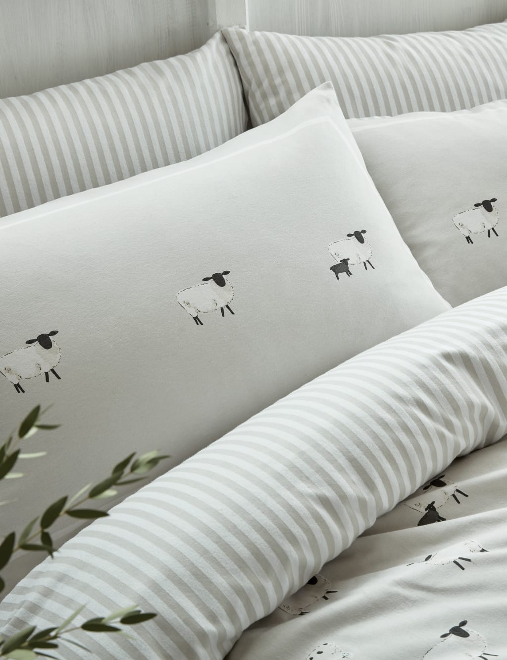 2pk Brushed Cotton Oxford Pillowcases Sophie Allport M S