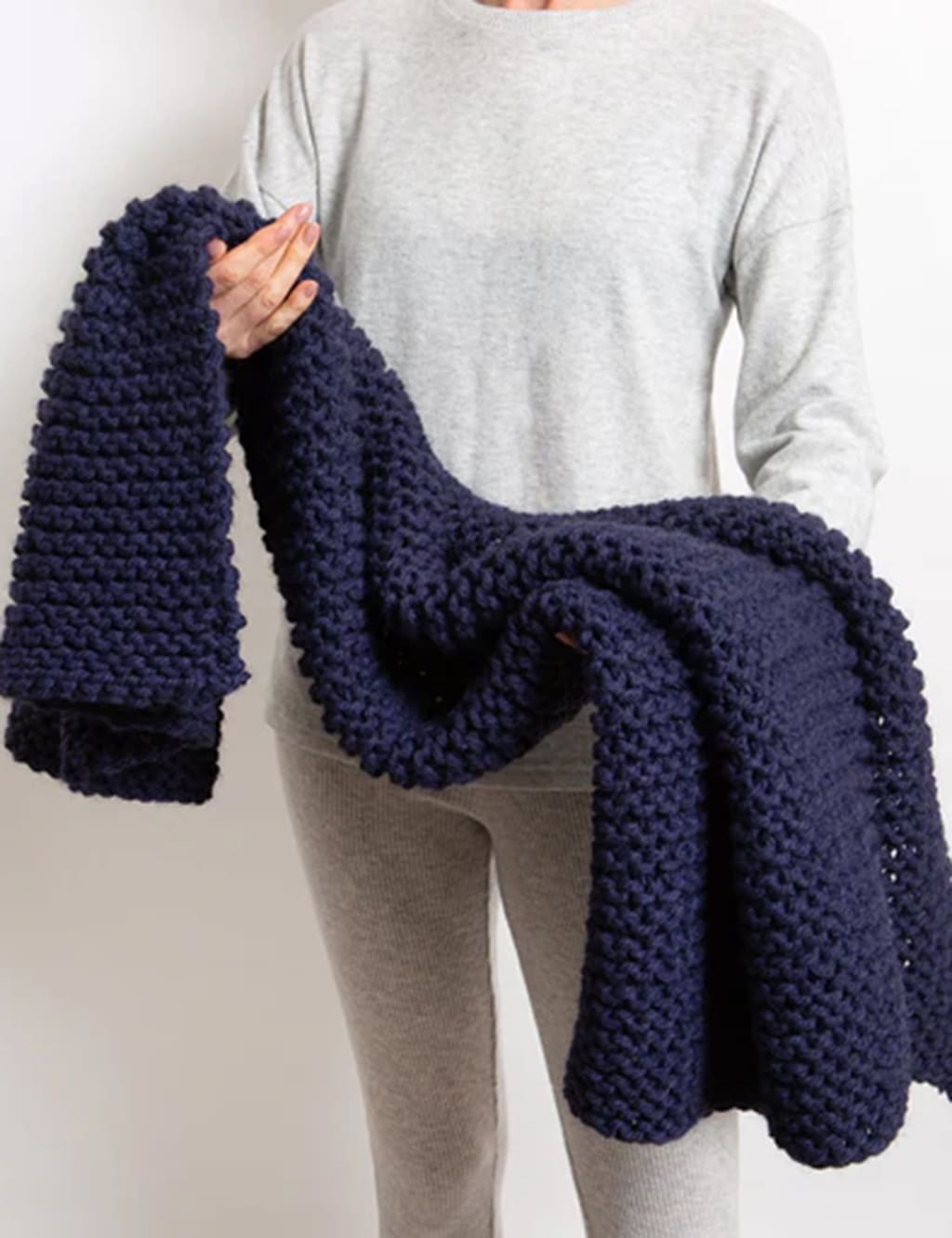 Garter Stitch Blanket Knitting Kit 2 of 5