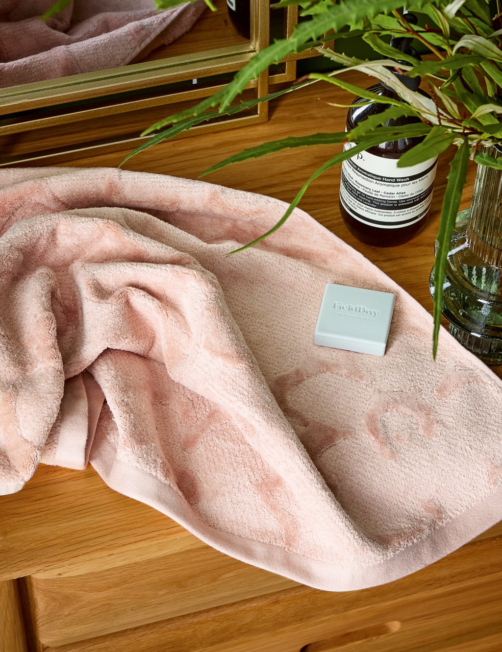 Pure Cotton Magnolia Textured Towel 3 of 4