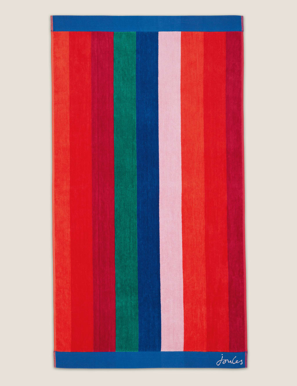 Pure Cotton Rainbow Stripe Towel 2 of 4