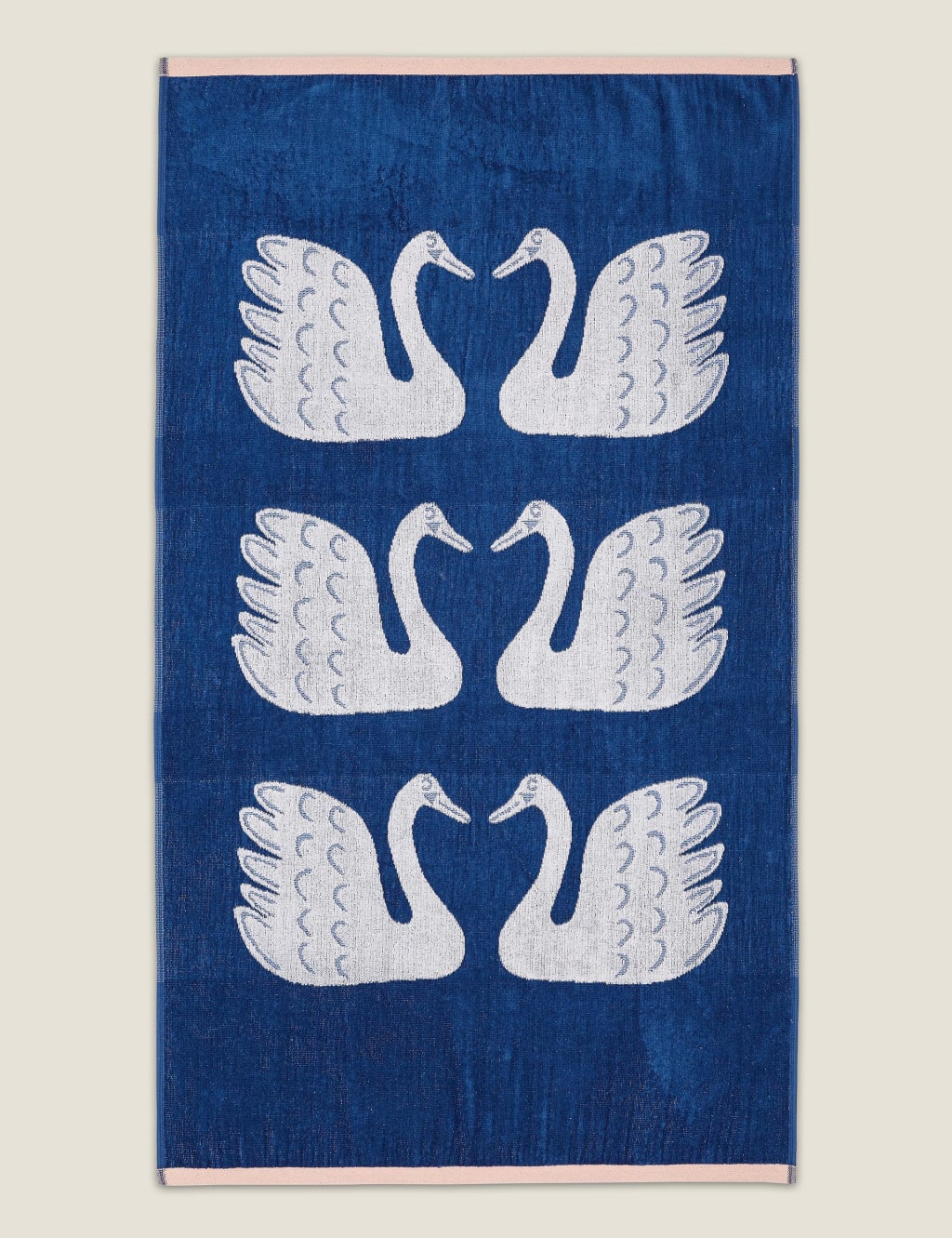 Pure Cotton Swim Swam Swan Towel 2 of 3