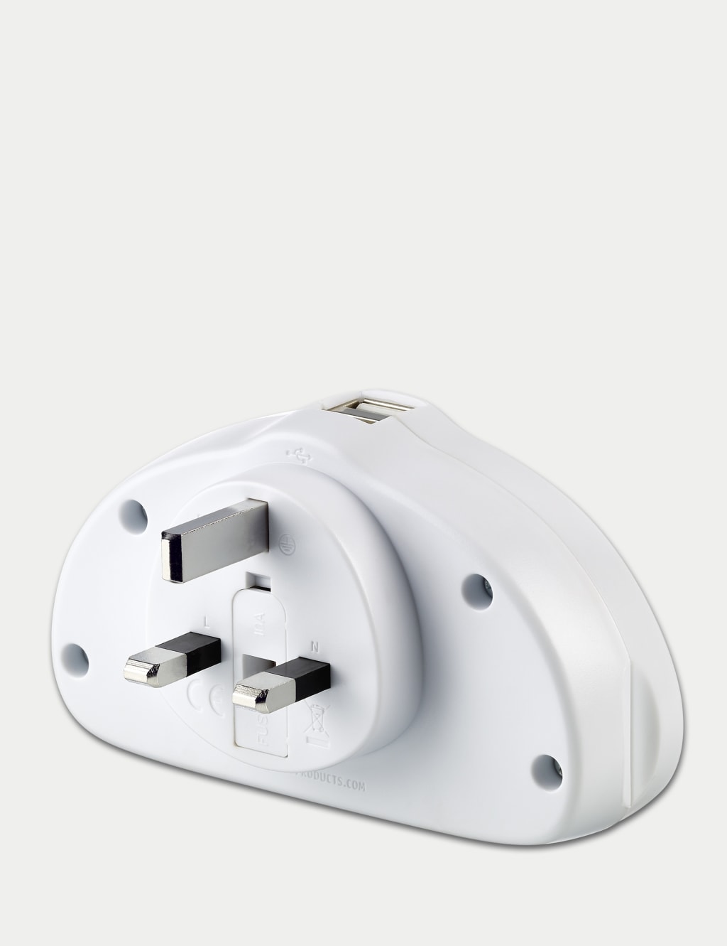 World-UK Travel Adaptor Duo with USB 2 of 2