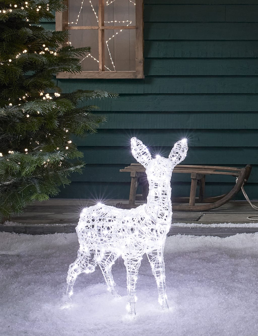 Light up reindeer slippers hotsell