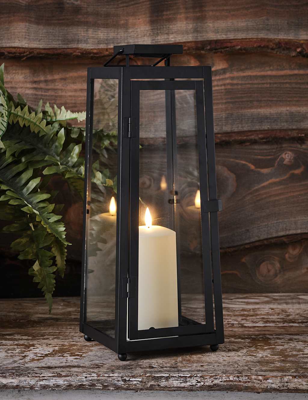 Set of 2 Porto Solar Lanterns with TruGlow® Candles 5 of 5