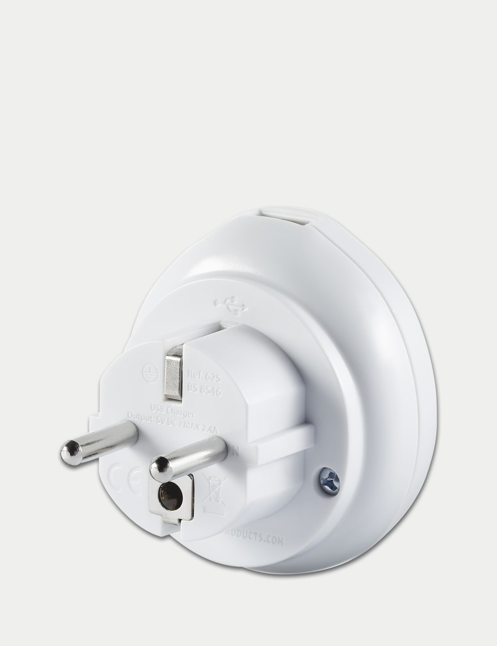 UK-EU Travel Adaptor with USB 2 of 2