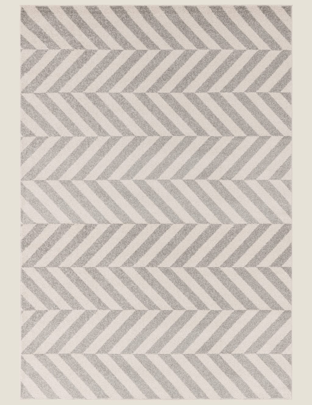 Muse Chevron Grey Rug 2 of 7