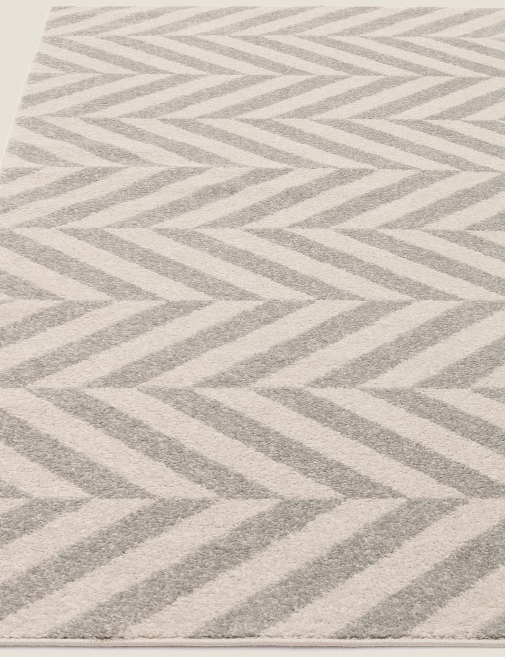 Muse Chevron Grey Rug 3 of 7