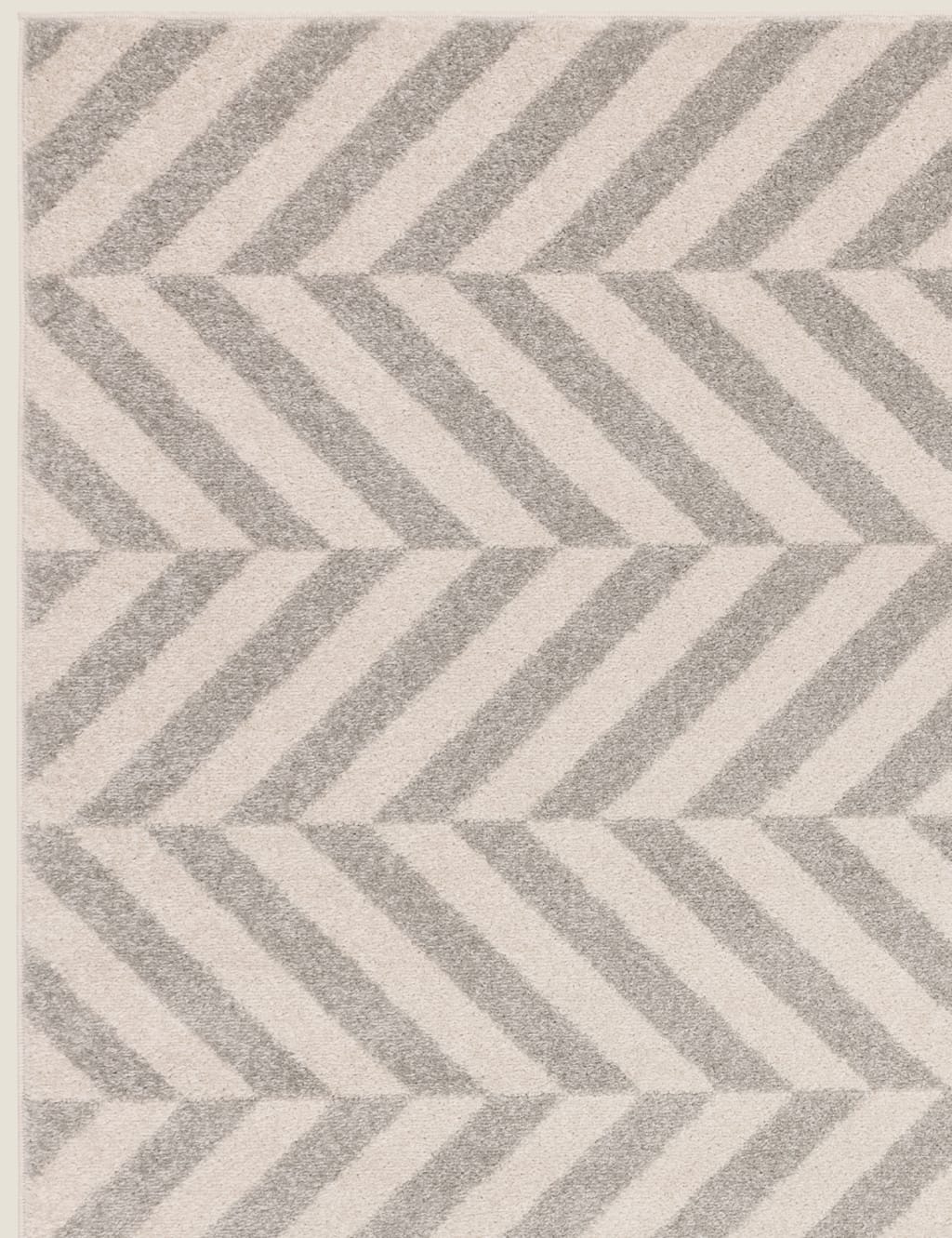 Muse Chevron Grey Rug 4 of 7