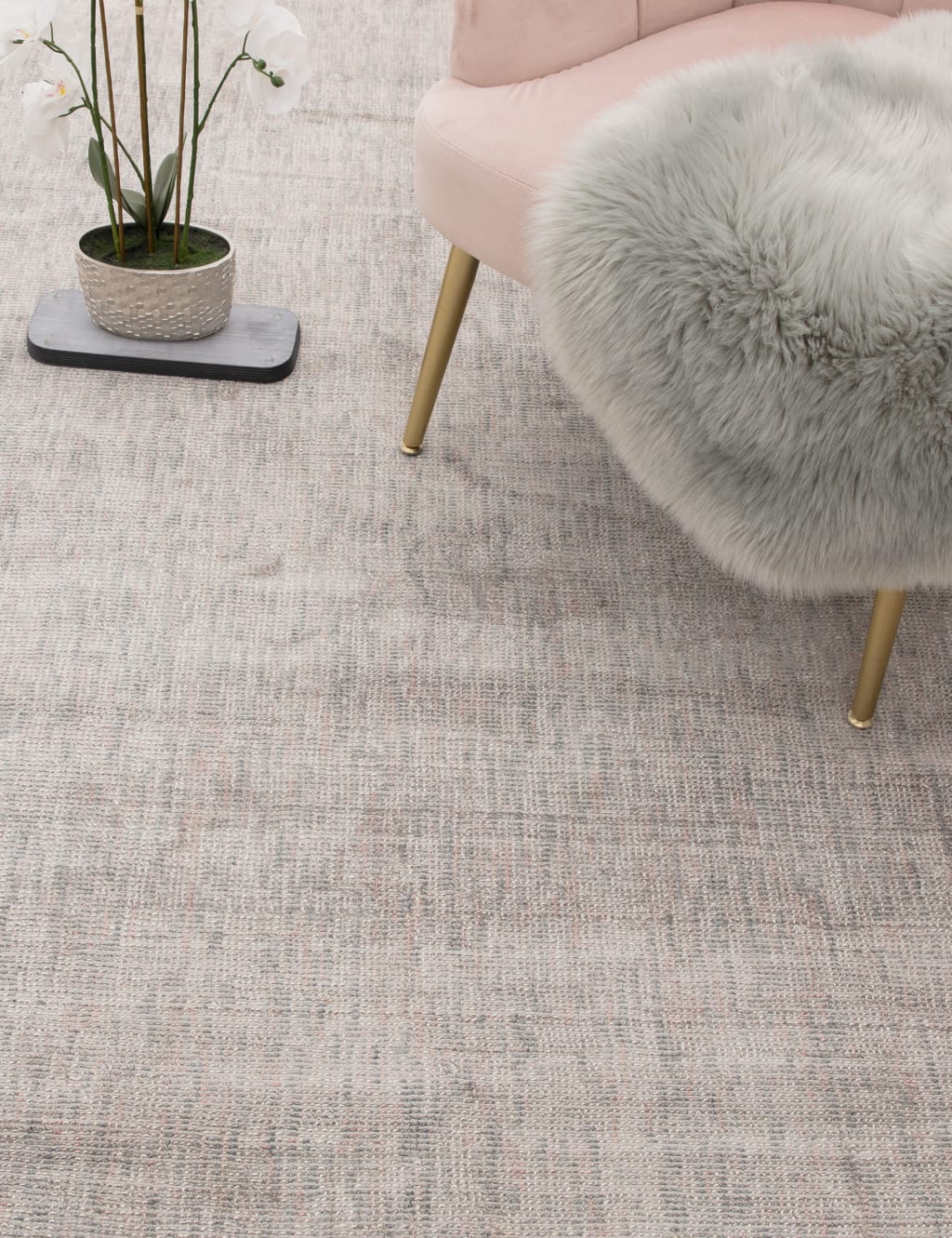 Aston Hand Loomed Viscose Rug 1 of 6