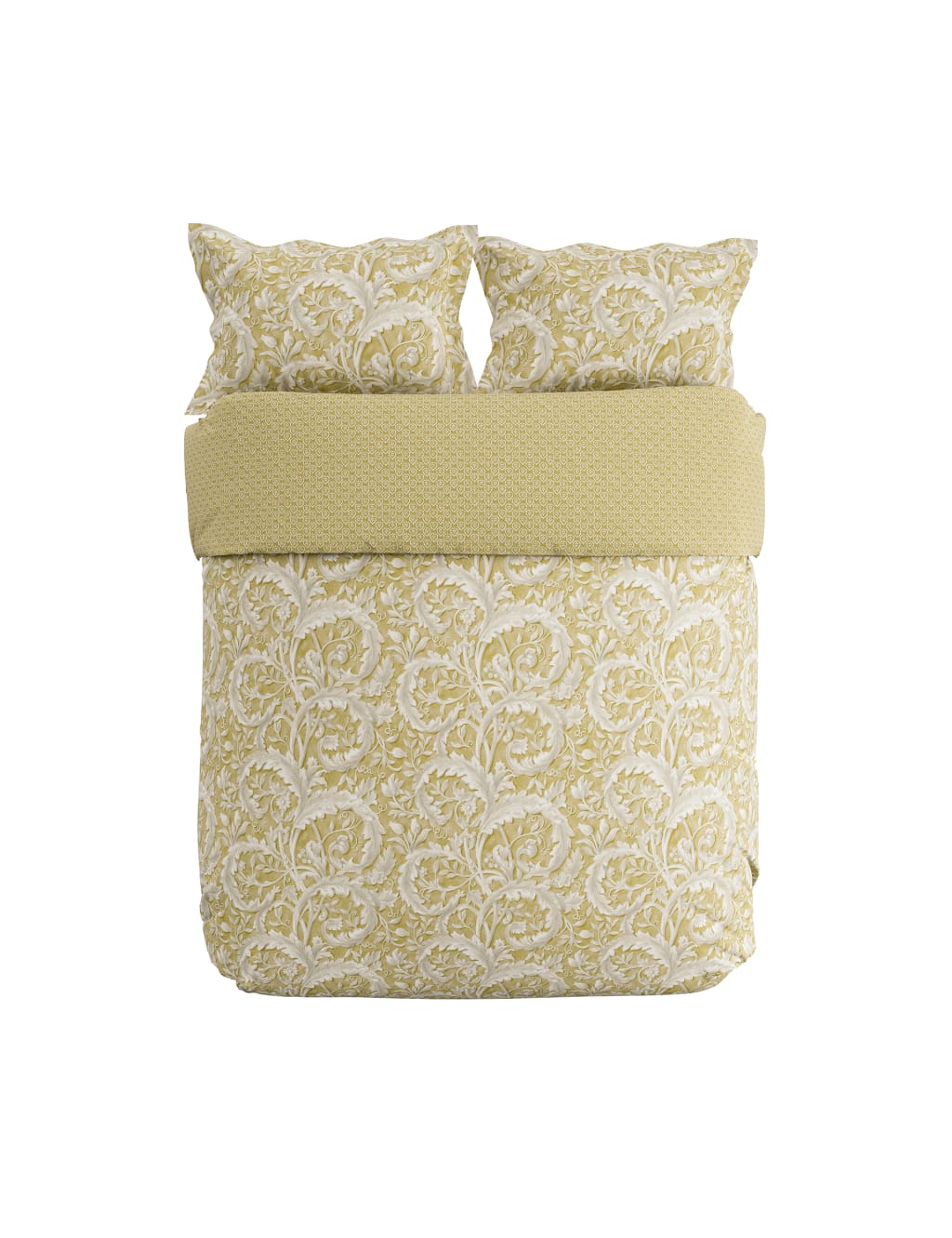 Pure Cotton Tila Lime Bedding Set 4 of 4