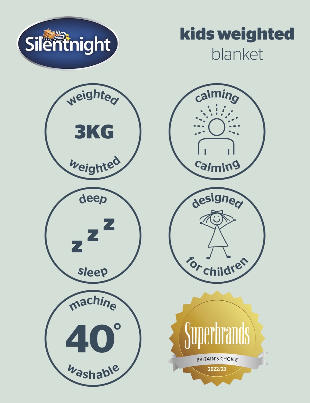 Wellbeing Kids Weighted Blanket 7 of 7