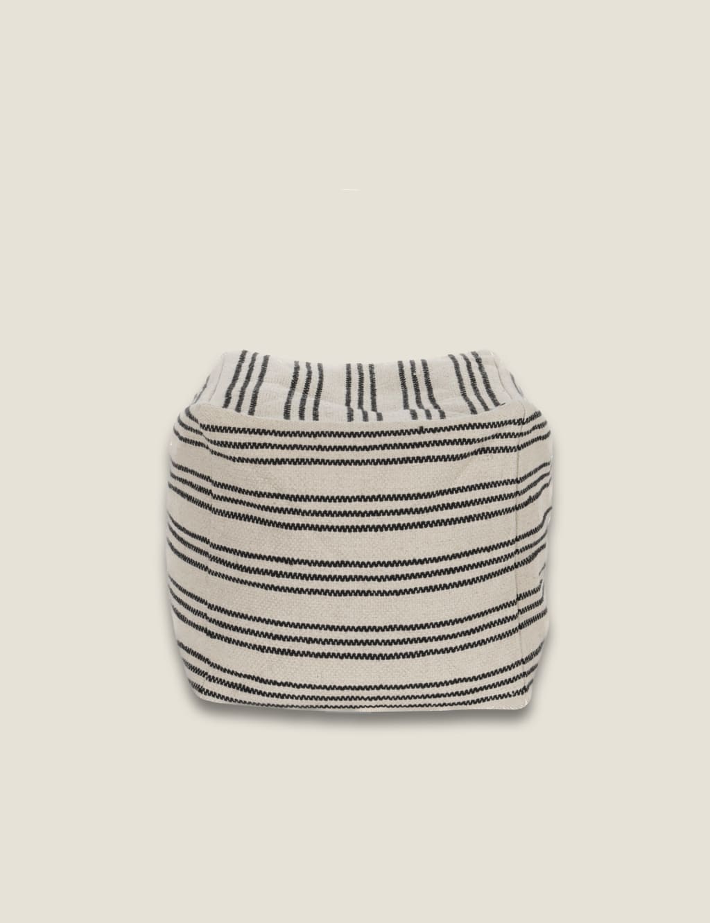 Striped Pouffe 1 of 2