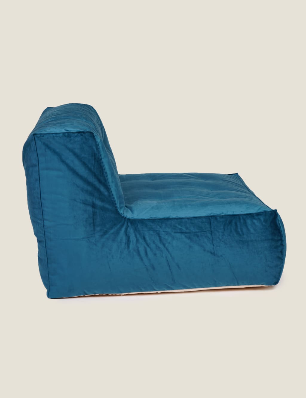 Velvet Beanbag Chair 3 of 4