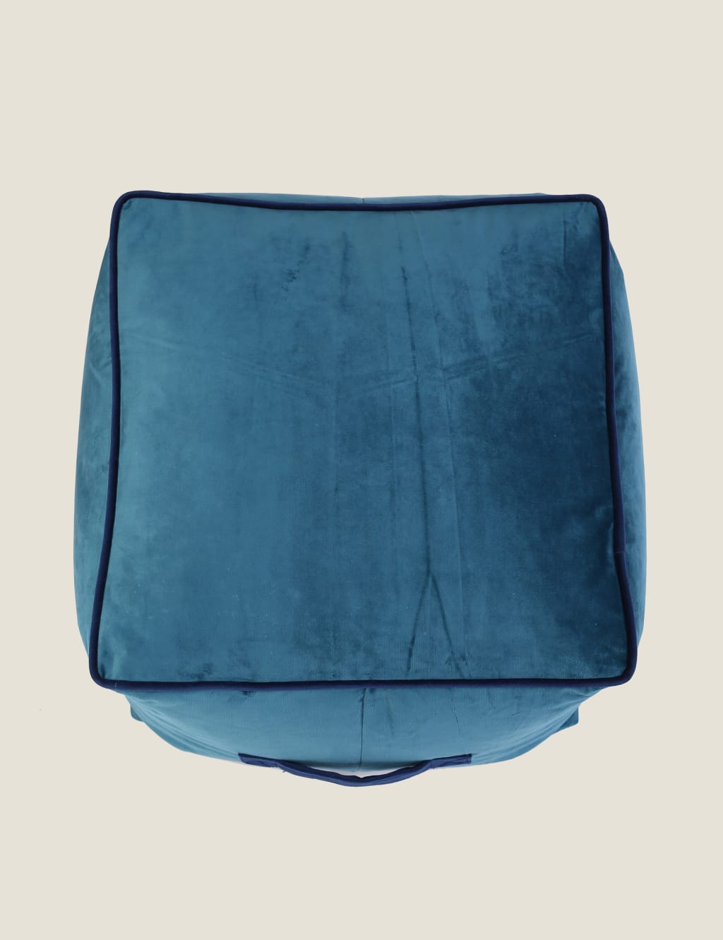 Velvet Square Pouffe 3 of 3