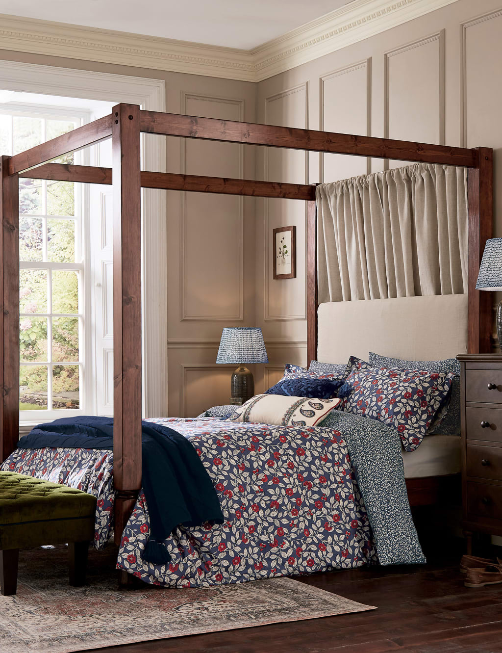 Pottery barn floral sheets outlet