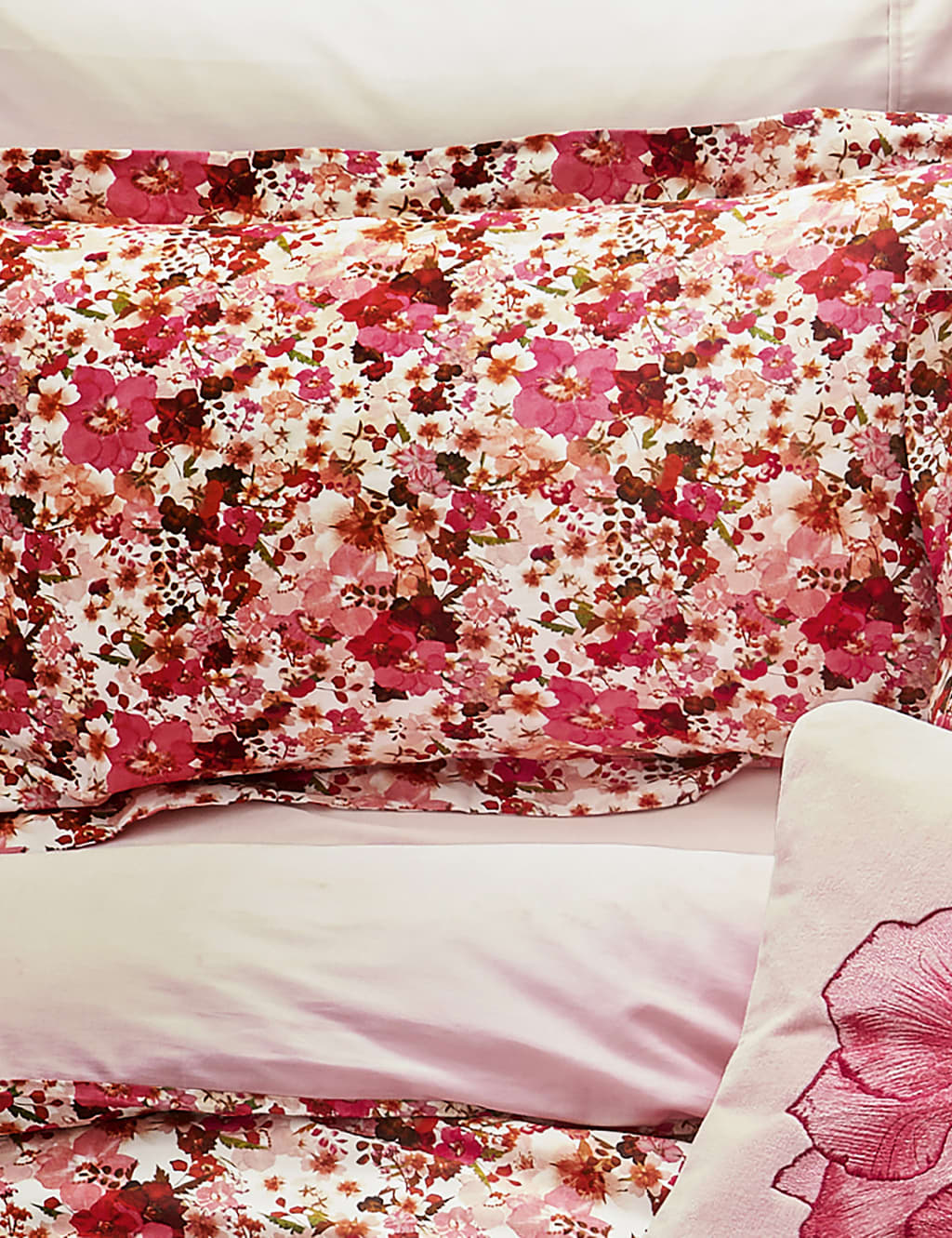 Pure Cotton Pressed Flowers Bedding Set 3 of 5