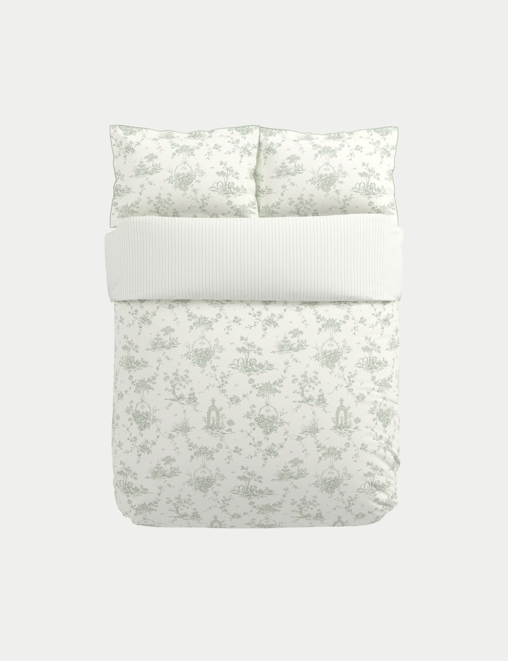 Pure Cotton Garden of Love Bedding Set 3 of 4