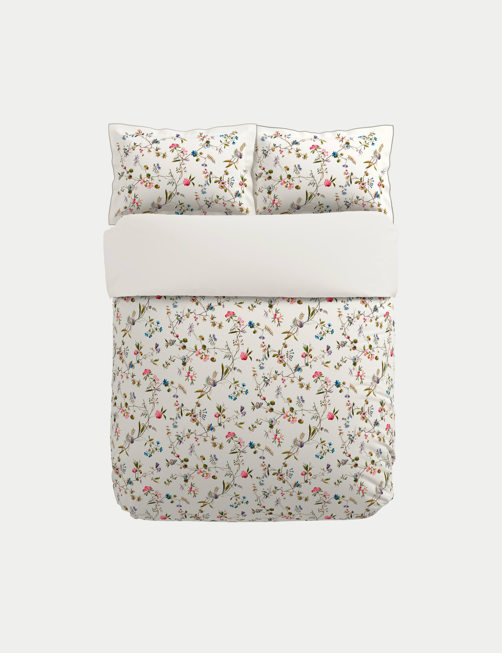 Pure Cotton Sateen Kilburn Floral Bedding Set 2 of 4