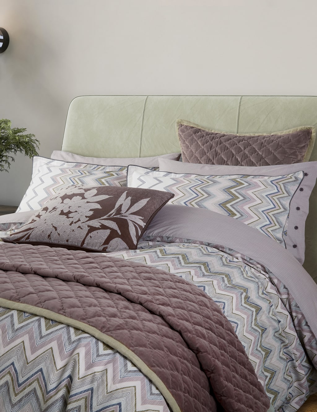 Cotton Blend Claudia Bedding Set 3 of 3