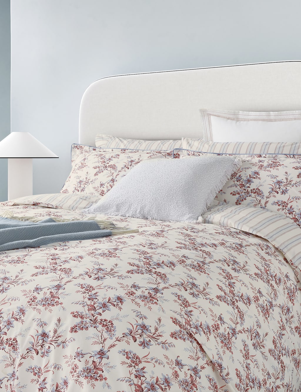 2pk Pure Cotton Rosanna Square Pillowcases 3 of 3