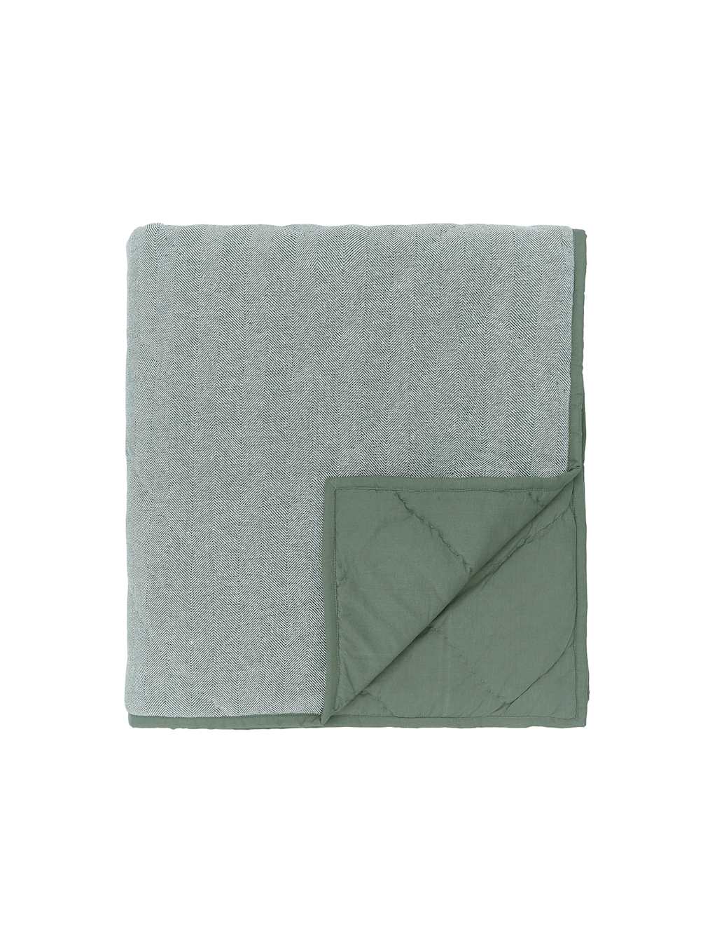 Elswyth Herringbone Quilted Throw 2 of 4