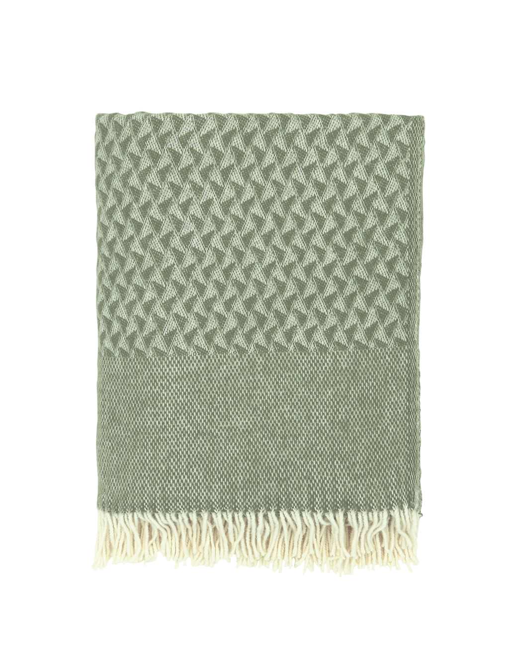 Pure Wool Yoko Geometric Throw 2 of 2