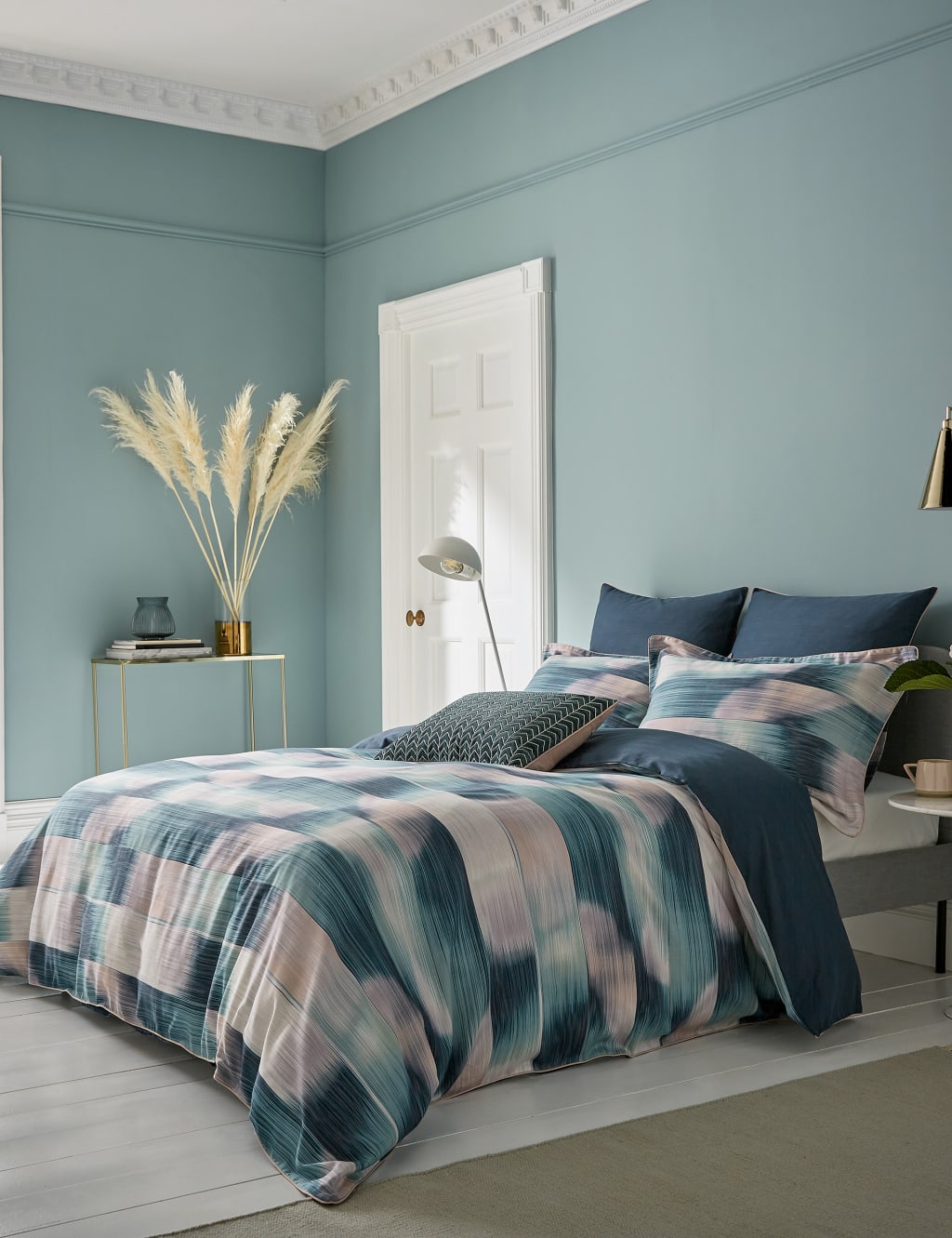 Pure Cotton Sateen Oscillation Bedding Set 1 of 4
