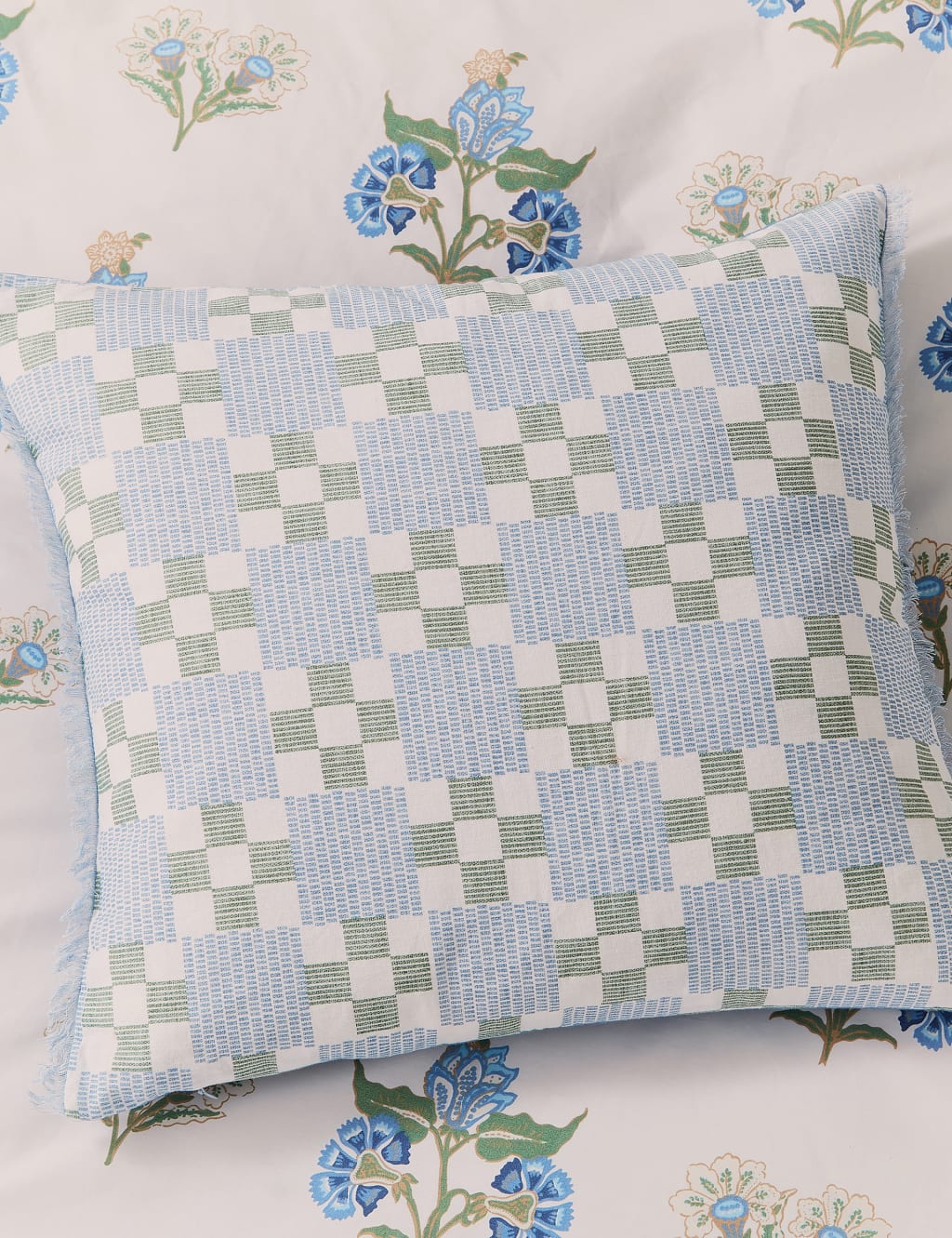 Cotton Linen Riviera Cushion 3 of 4