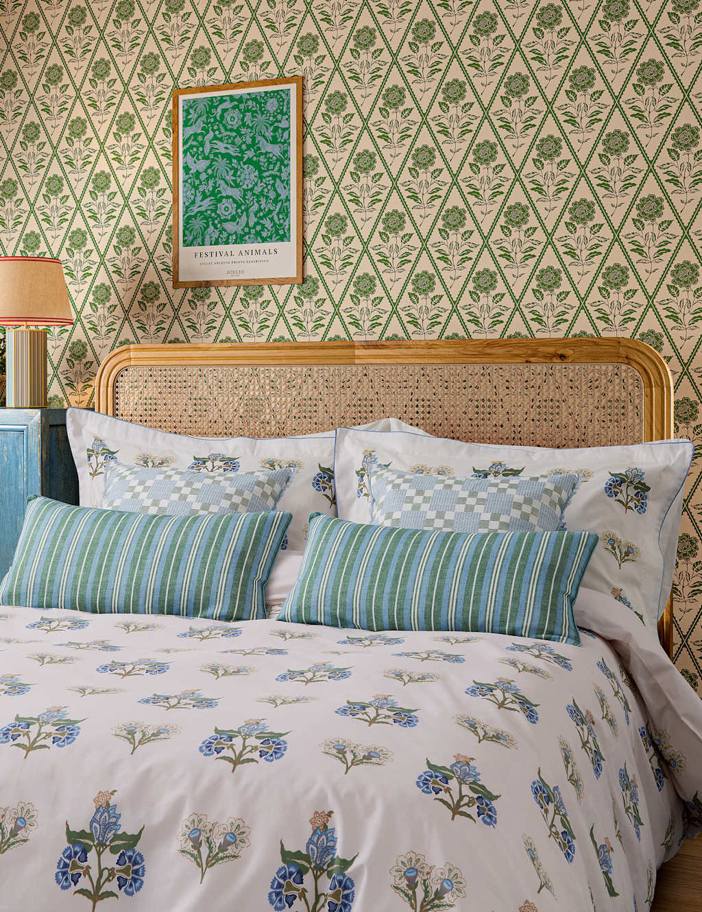 Cotton Linen Riviera Cushion 4 of 4