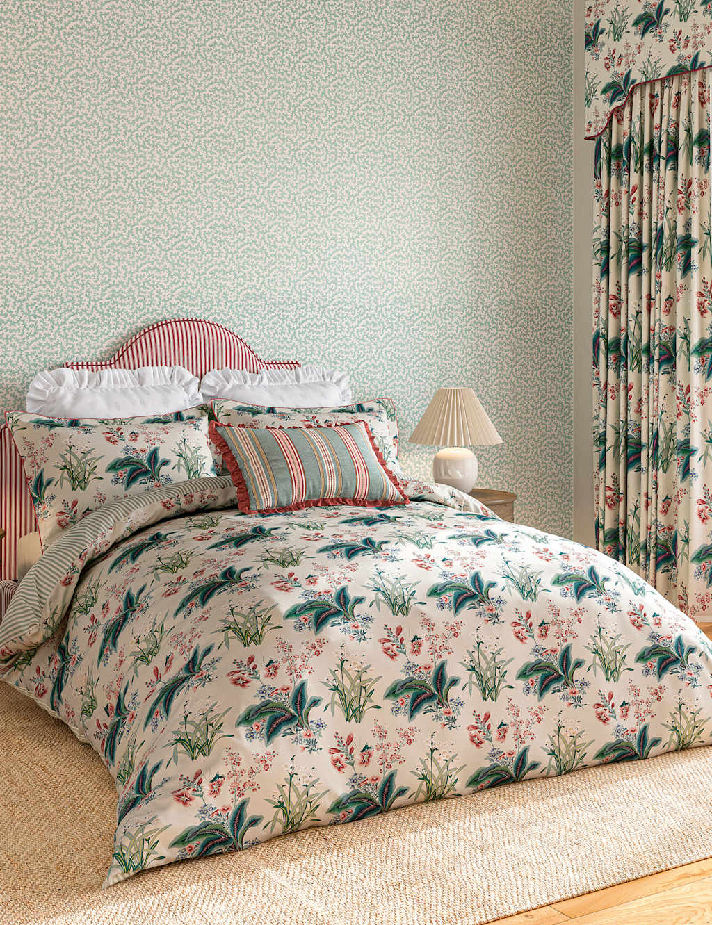 Pure Cotton Enys Garden Large Cushion 4 of 4