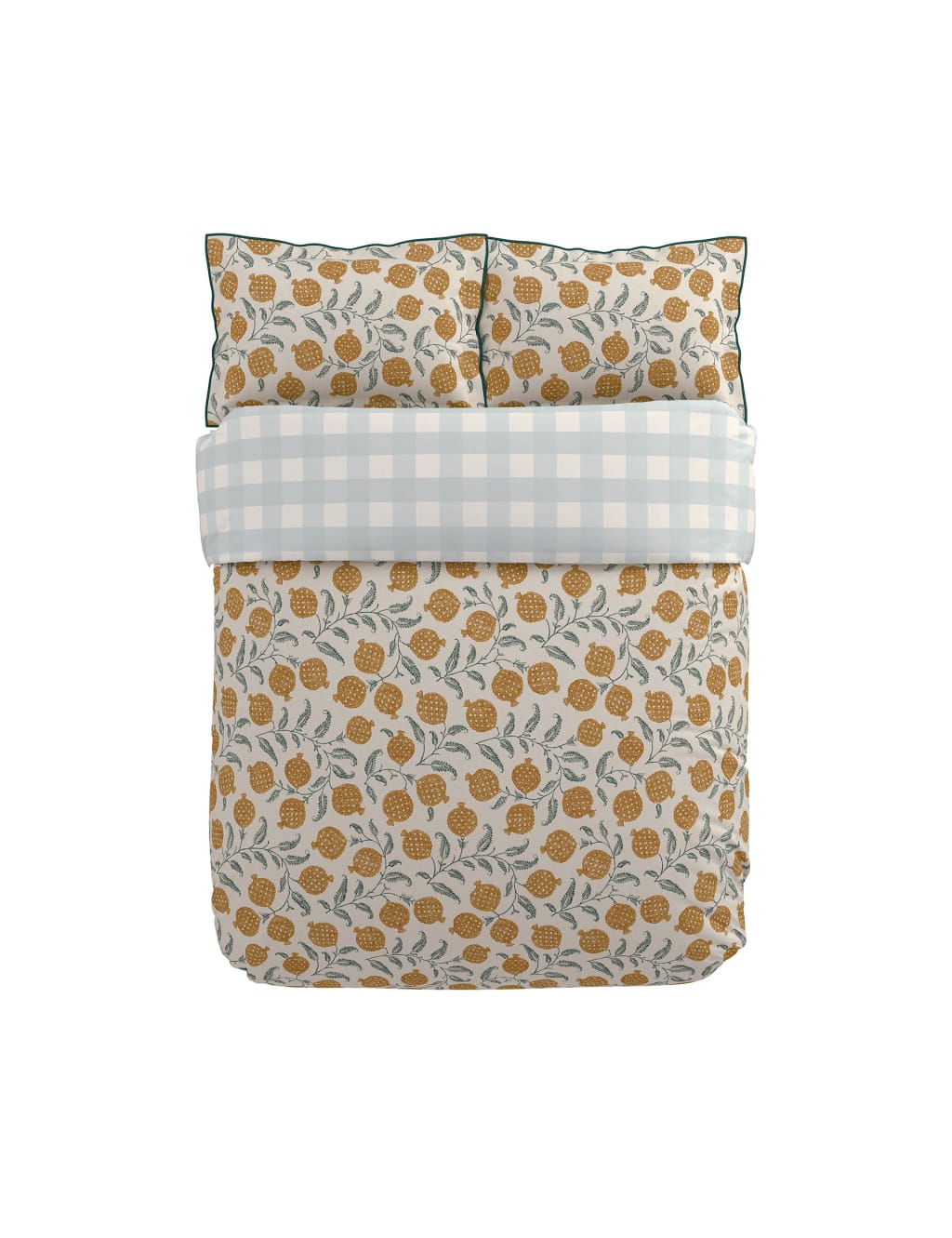 Pure Cotton Sateen Anaar Bedding Set 4 of 4