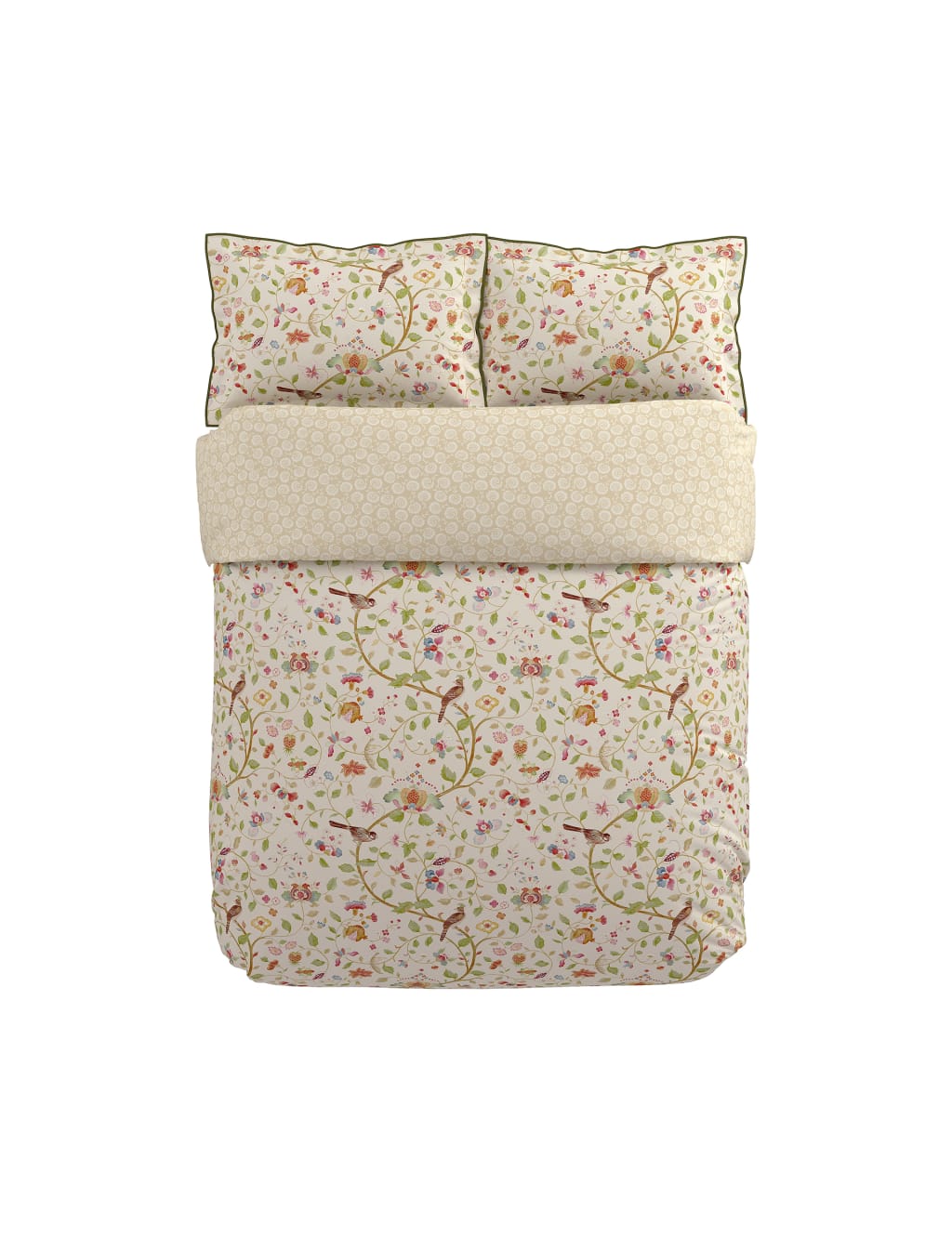 Pure Cotton Sateen Aril's Garden Bedding Set 4 of 4
