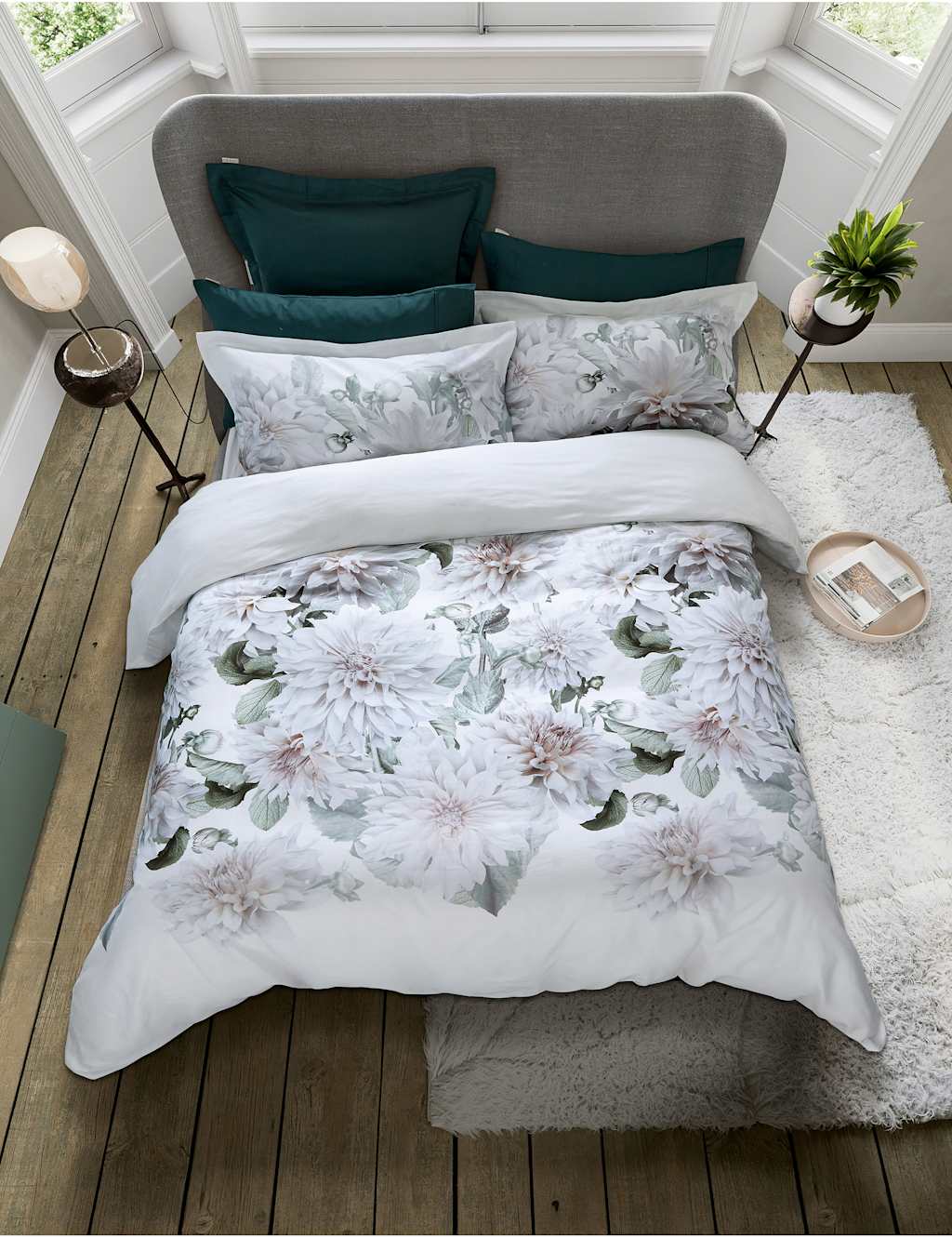 Pure Cotton Clove Floral Bedding Set 4 of 5