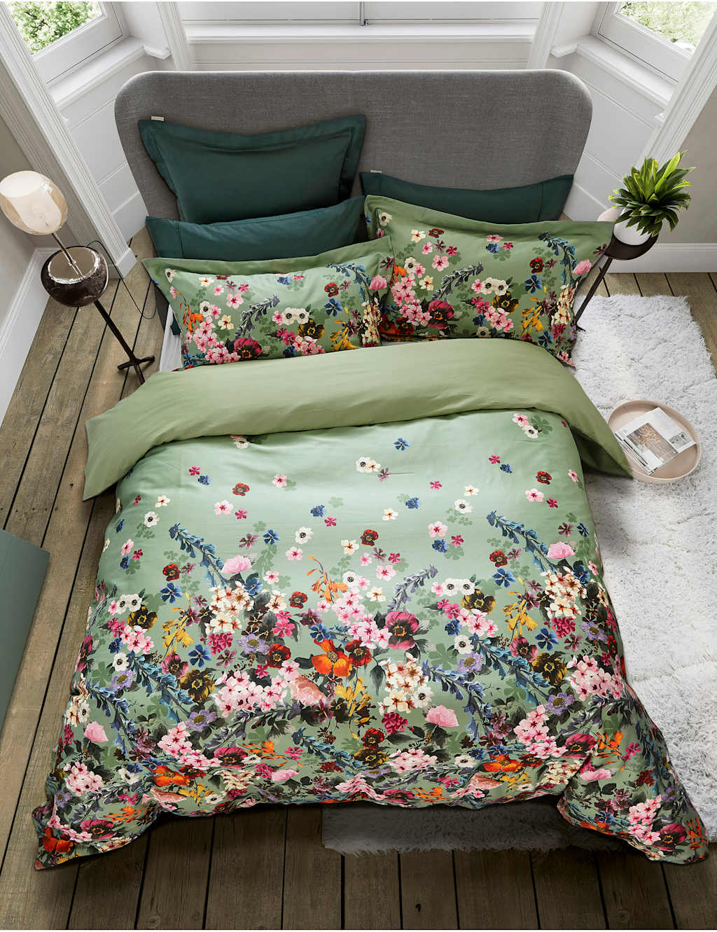 Pure Cotton Antiquity Border Bedding Set 5 of 5