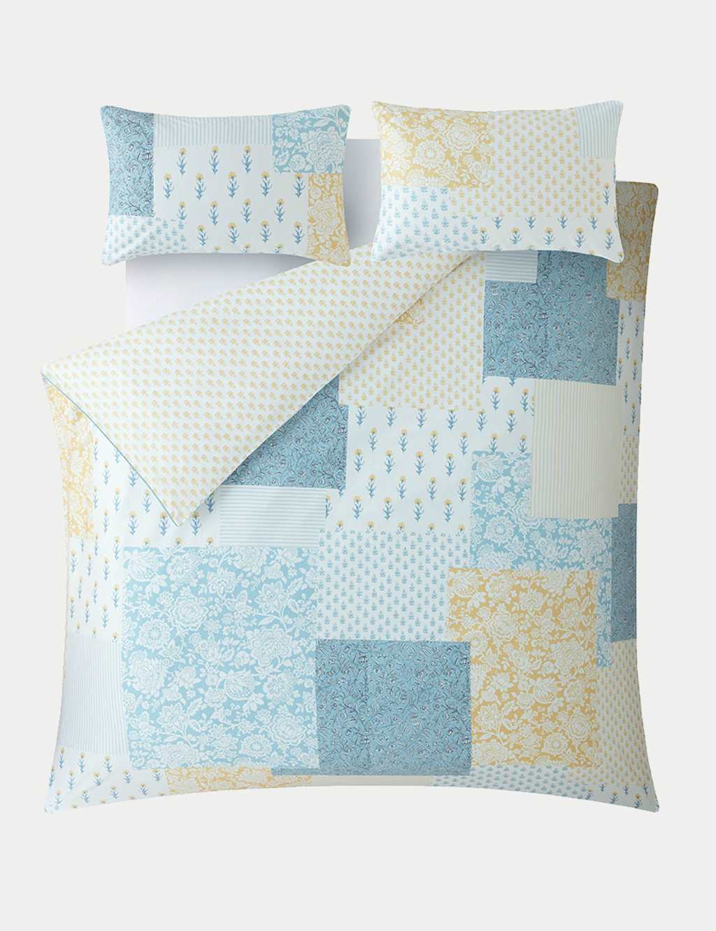 Pure Cotton Laurissa Patchwork Bedding Set 2 of 4