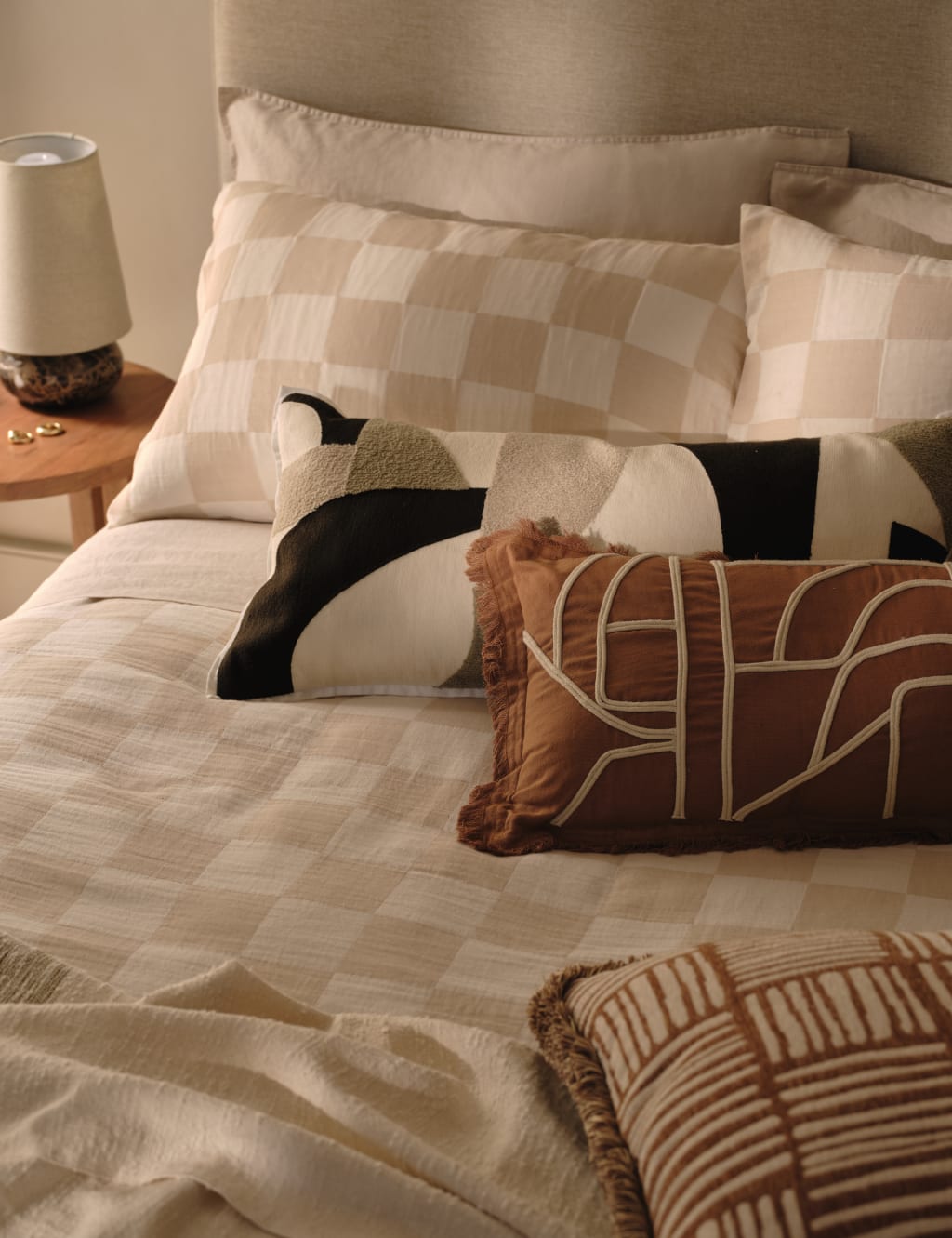 Chenille Striped Cushion 5 of 8