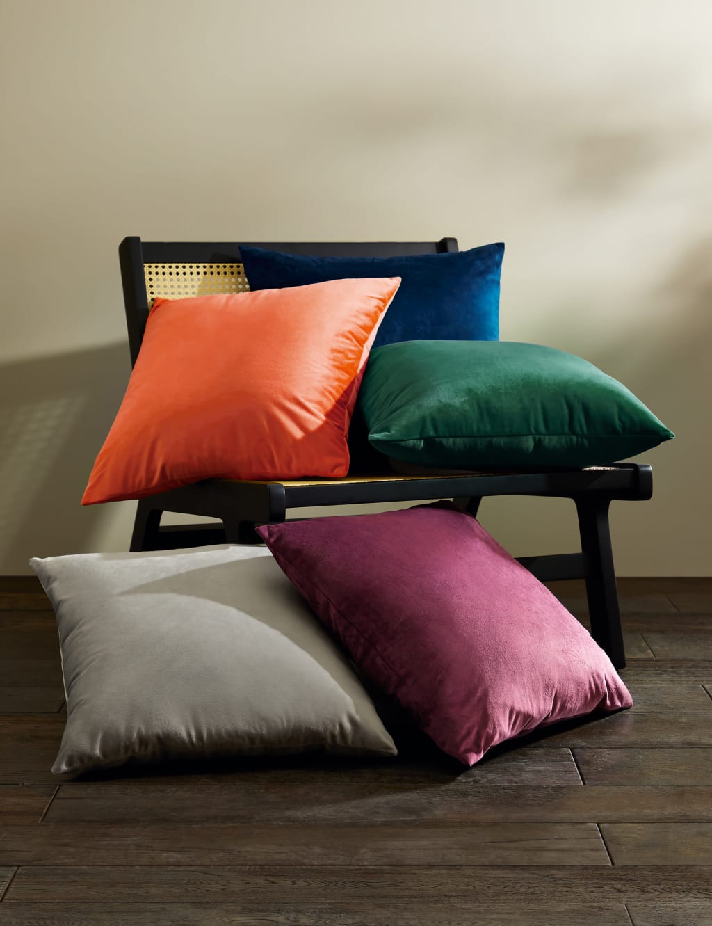 M and s velvet cushions clearance