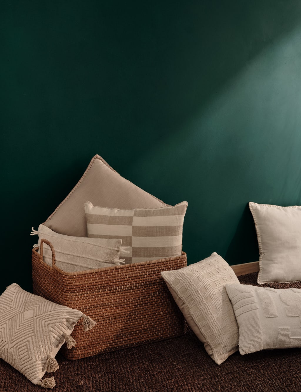 Pure Cotton Blanket Stitched Cushion 6 of 7