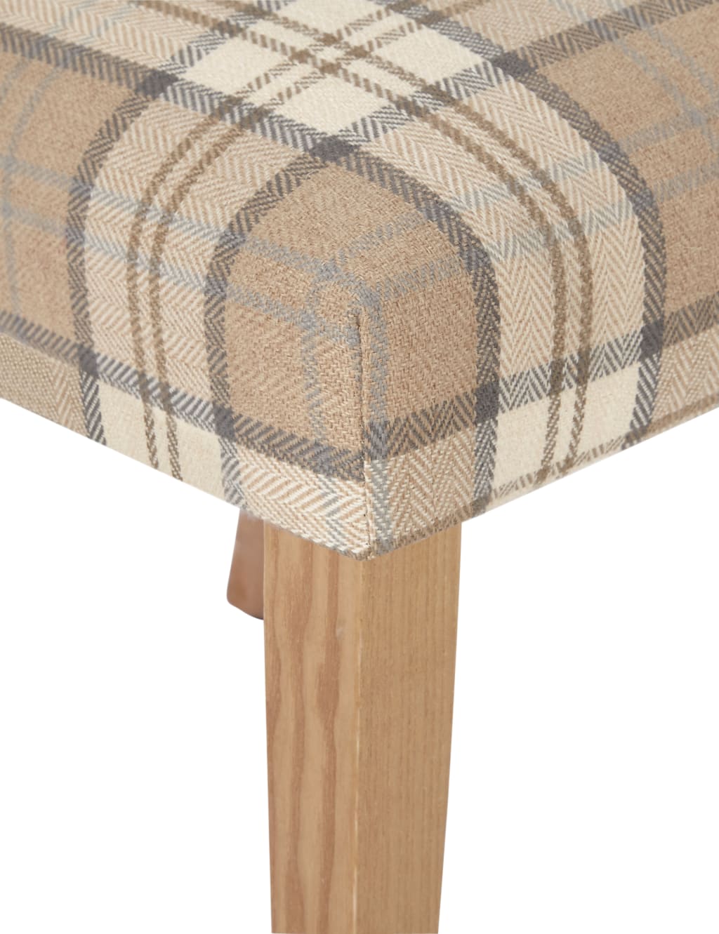 Set of 2 Denford Checked Dining Chairs 6 of 8