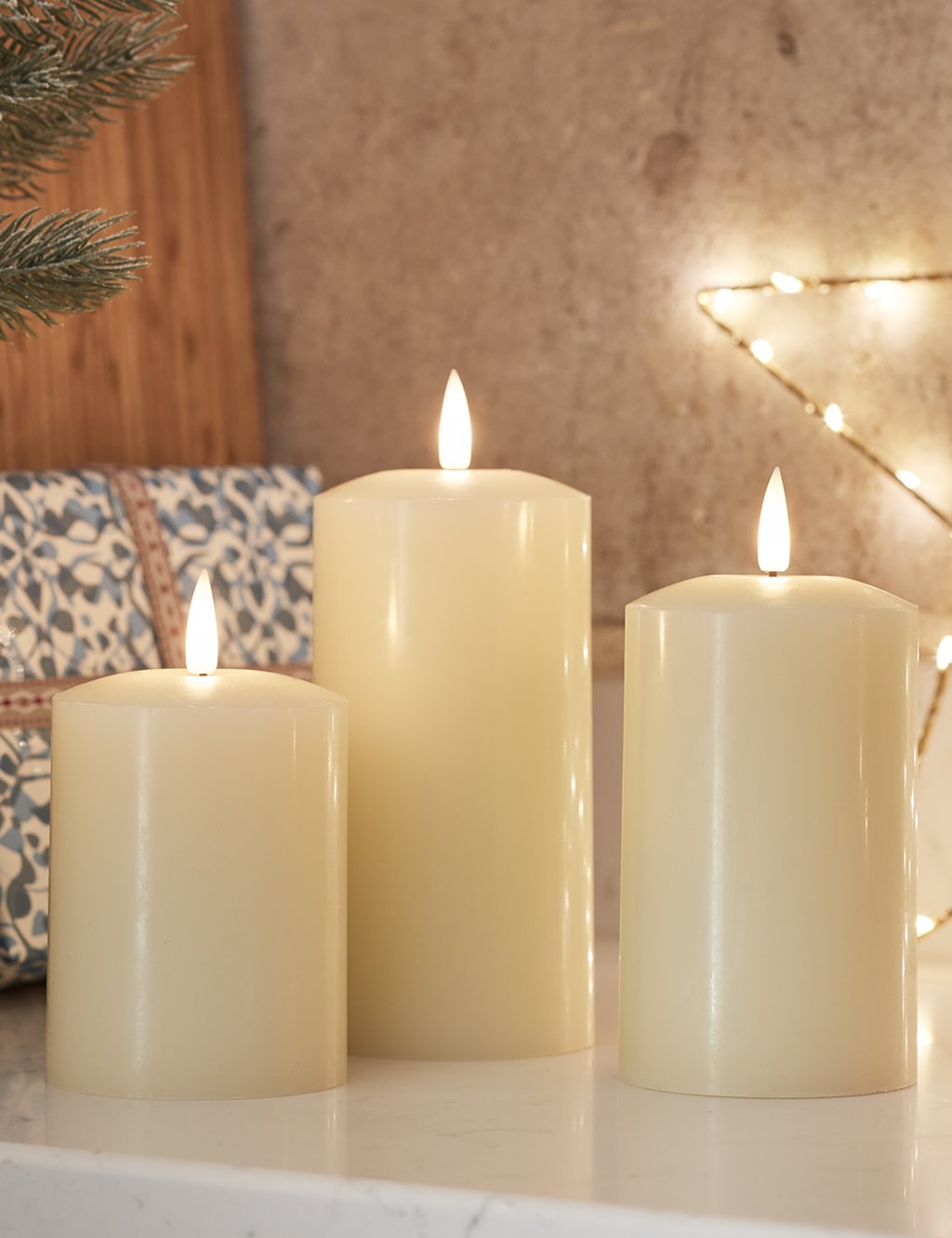 TruGlow® Rechargeable Pillar LED Candle 2 of 8