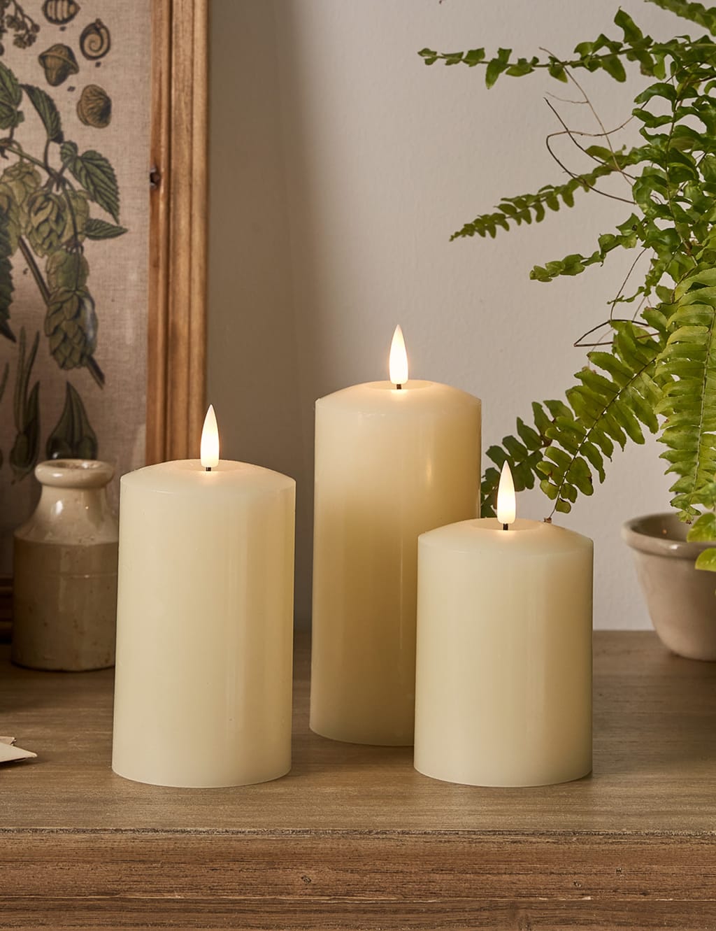 TruGlow® Rechargeable Pillar LED Candle 4 of 8