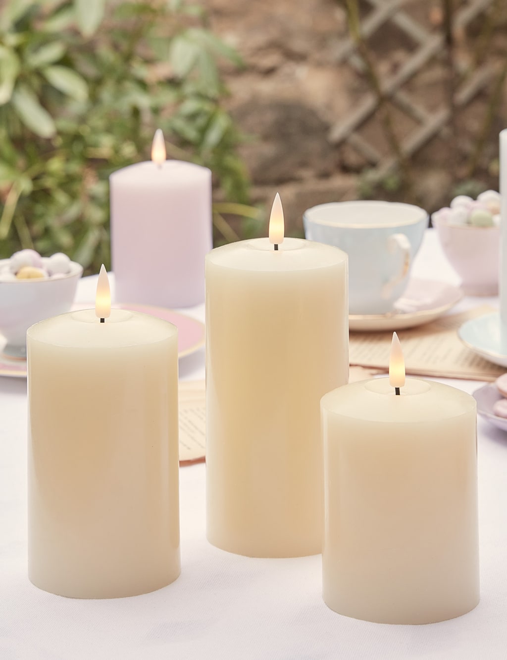 TruGlow® Rechargeable Pillar LED Candle 7 of 8