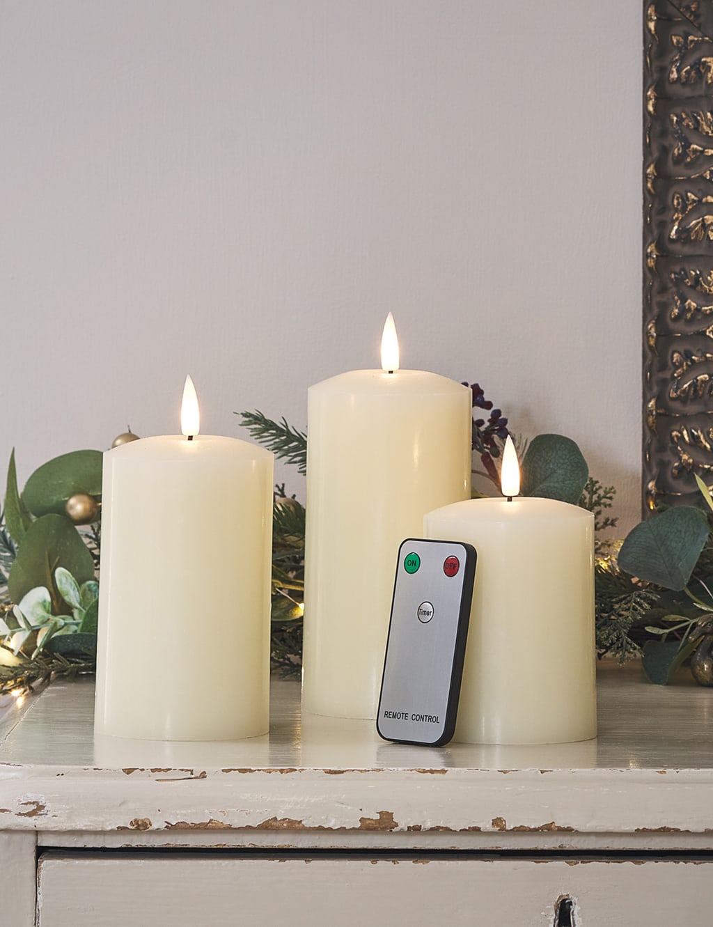 TruGlow® Rechargeable Pillar LED Candle 8 of 8