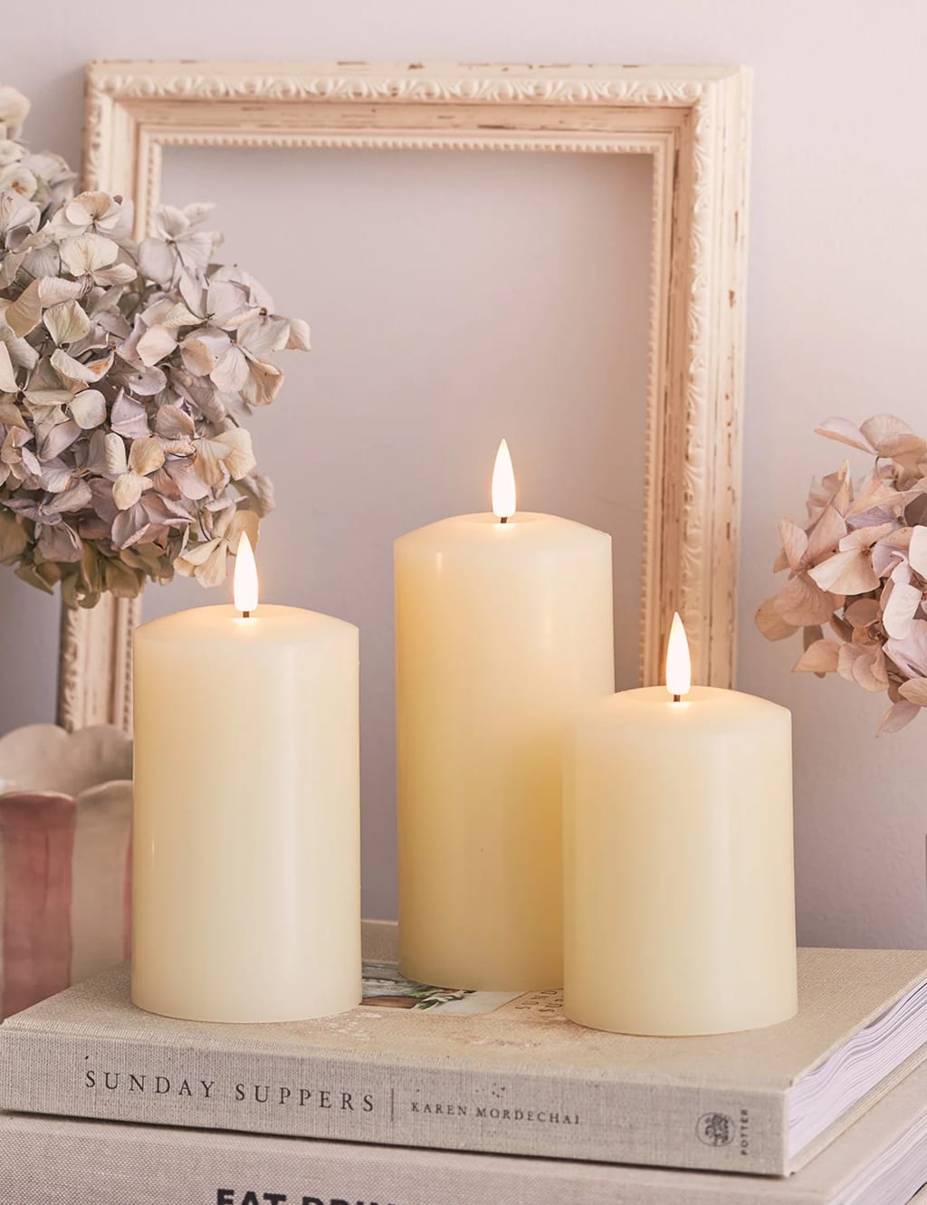 Set of 3 TruGlow® Pillar LED Candles 7 of 9