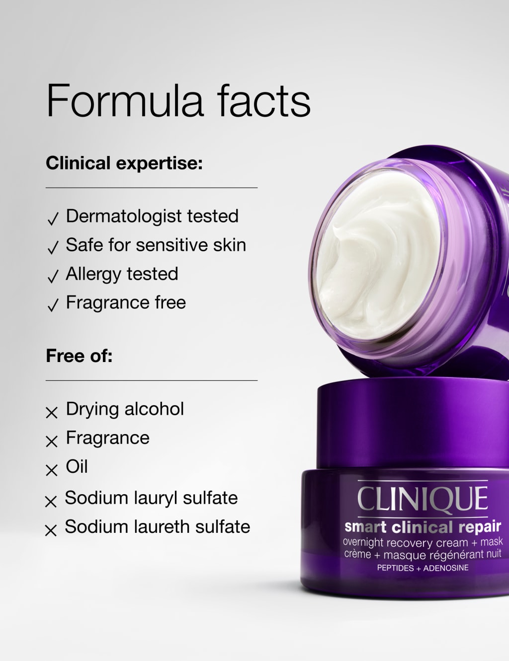 Clinique Smart Clinical Repair™ Overnight Recovery Cream + Mask 50ml 7 of 8