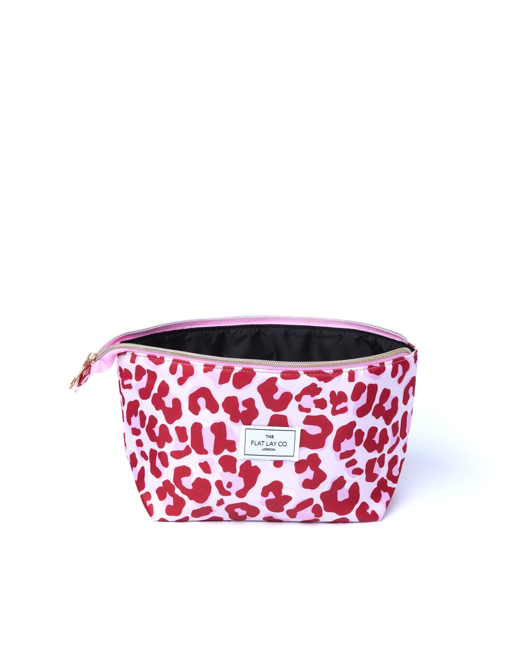 Essential Makeup Pouch In Pink Leopard 3 of 5