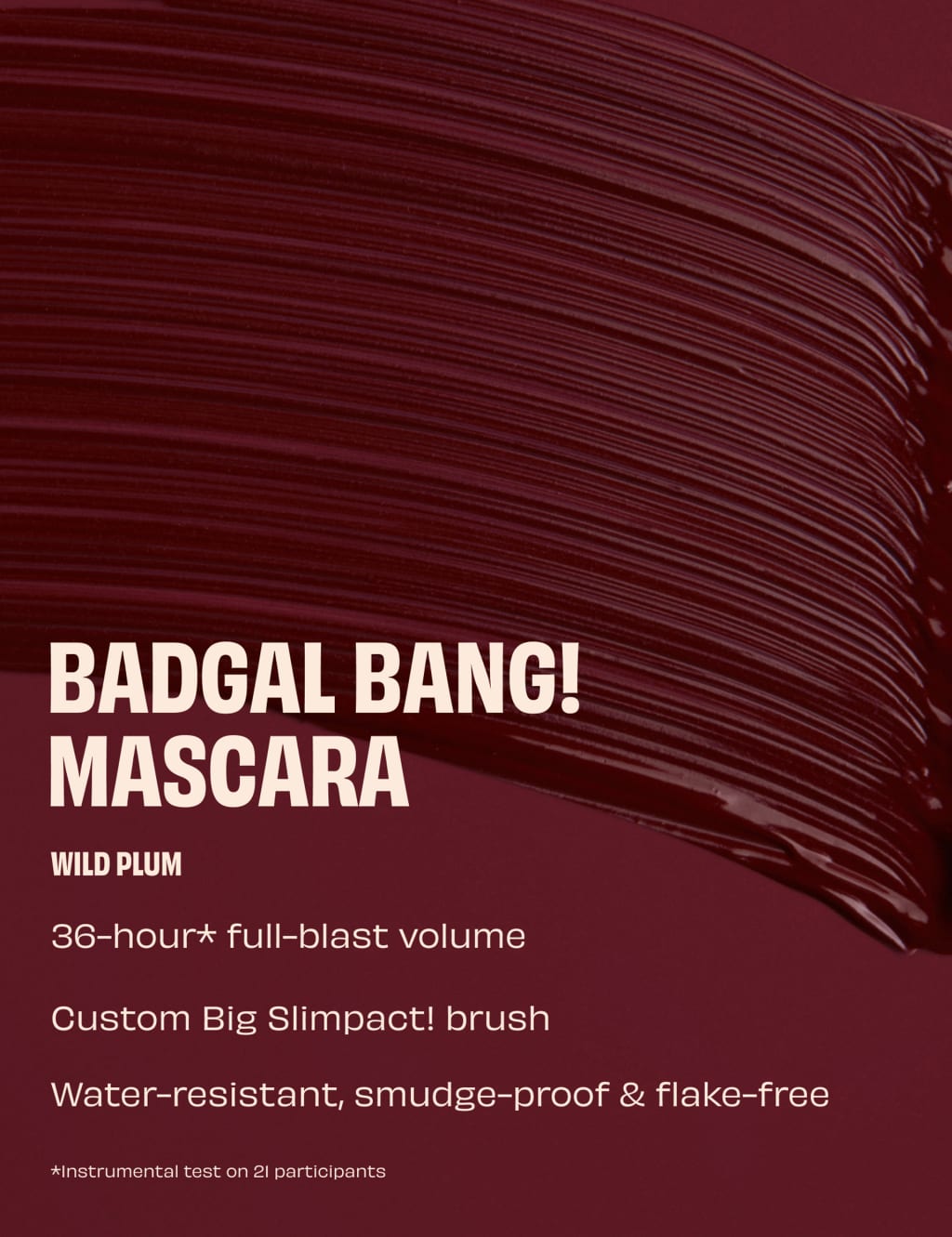 BADgal BANG! Volumising Mascara Wild Plum 8.5g 3 of 6
