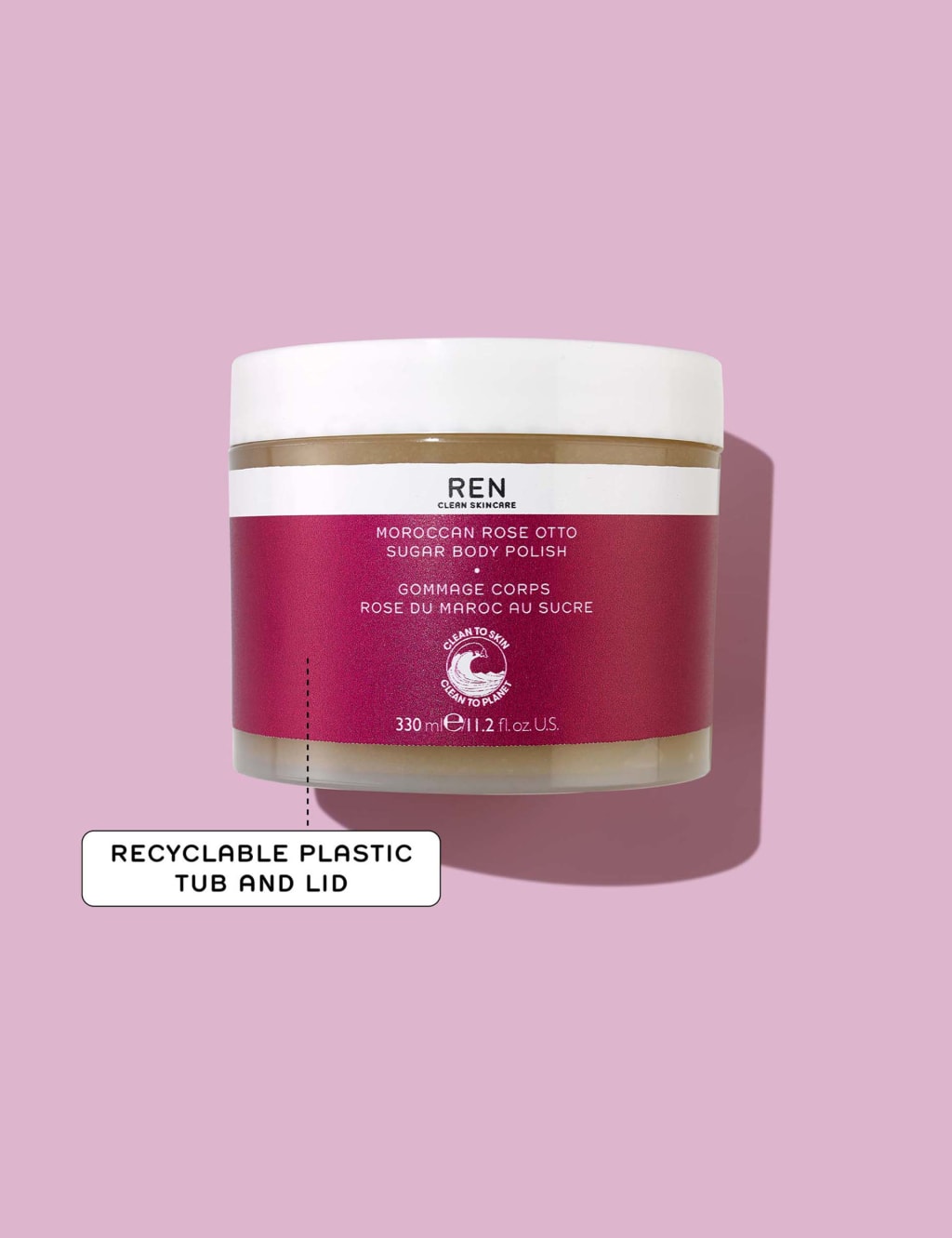 Moroccan Rose Otto Sugar Body Polish 330ml 3 of 4