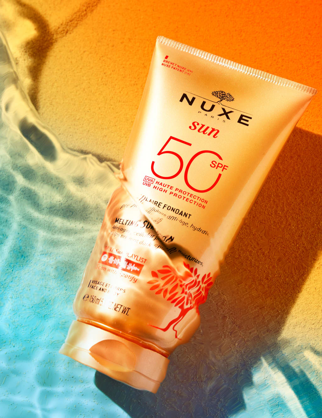 NUXE Sun Lotion SPF50 High Protection Face & Body 150ml 2 of 7
