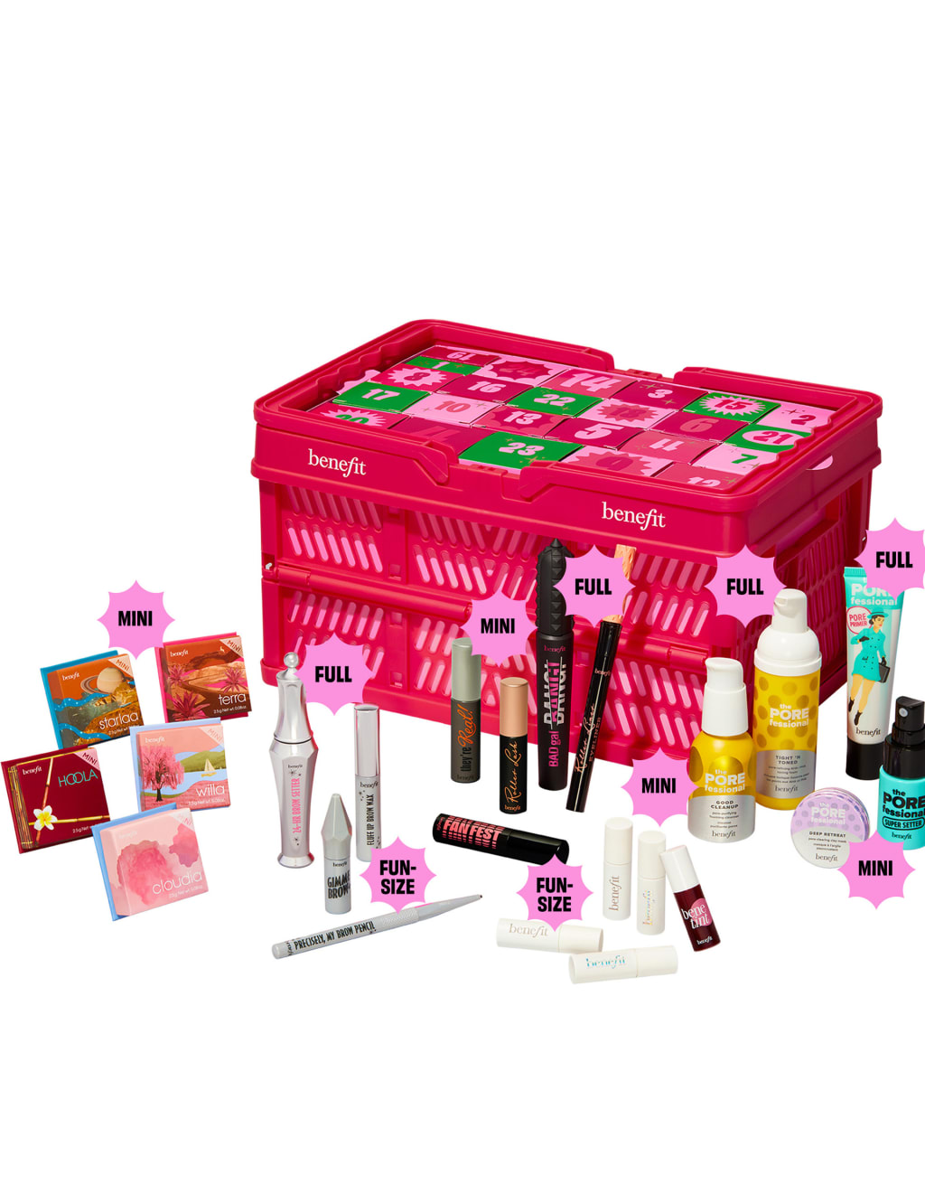 The Gorgeous Grocer Beauty Advent Calendar Worth Over £295 BENEFIT